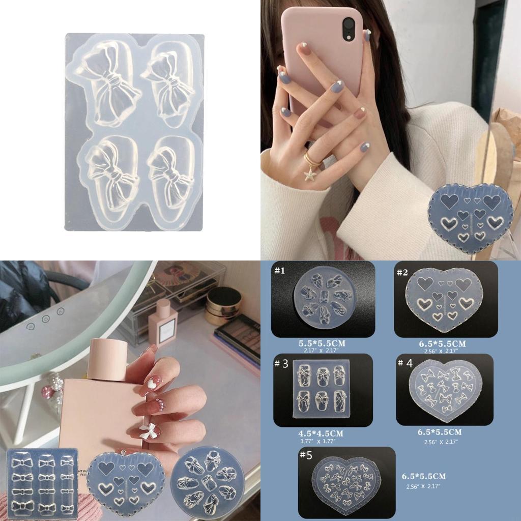 Resin Art Template - Ốp Móng Tay Khắc Khuôn Đúc