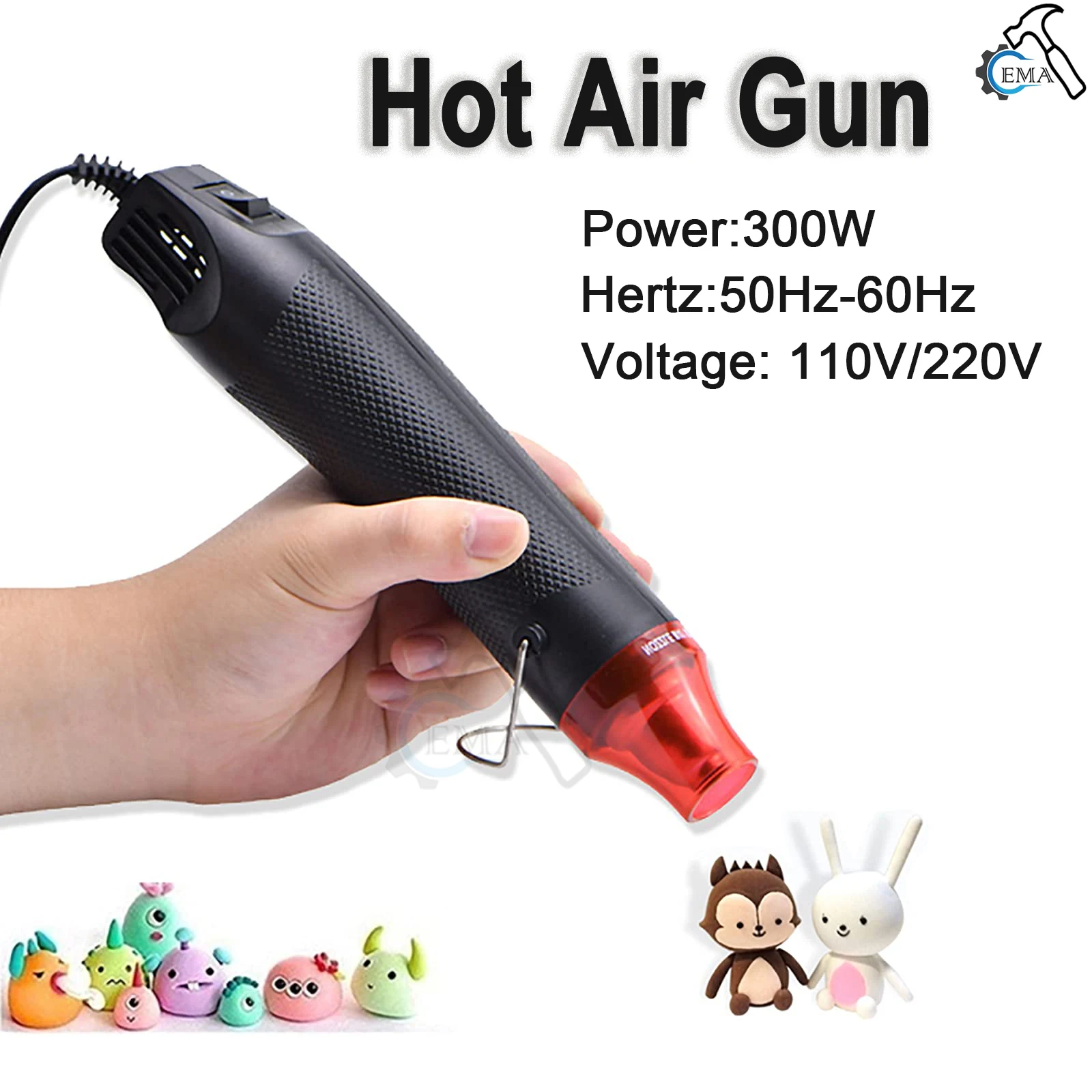 Resin Art Heat Gun - 110V/220V US EU Standard Hot Air