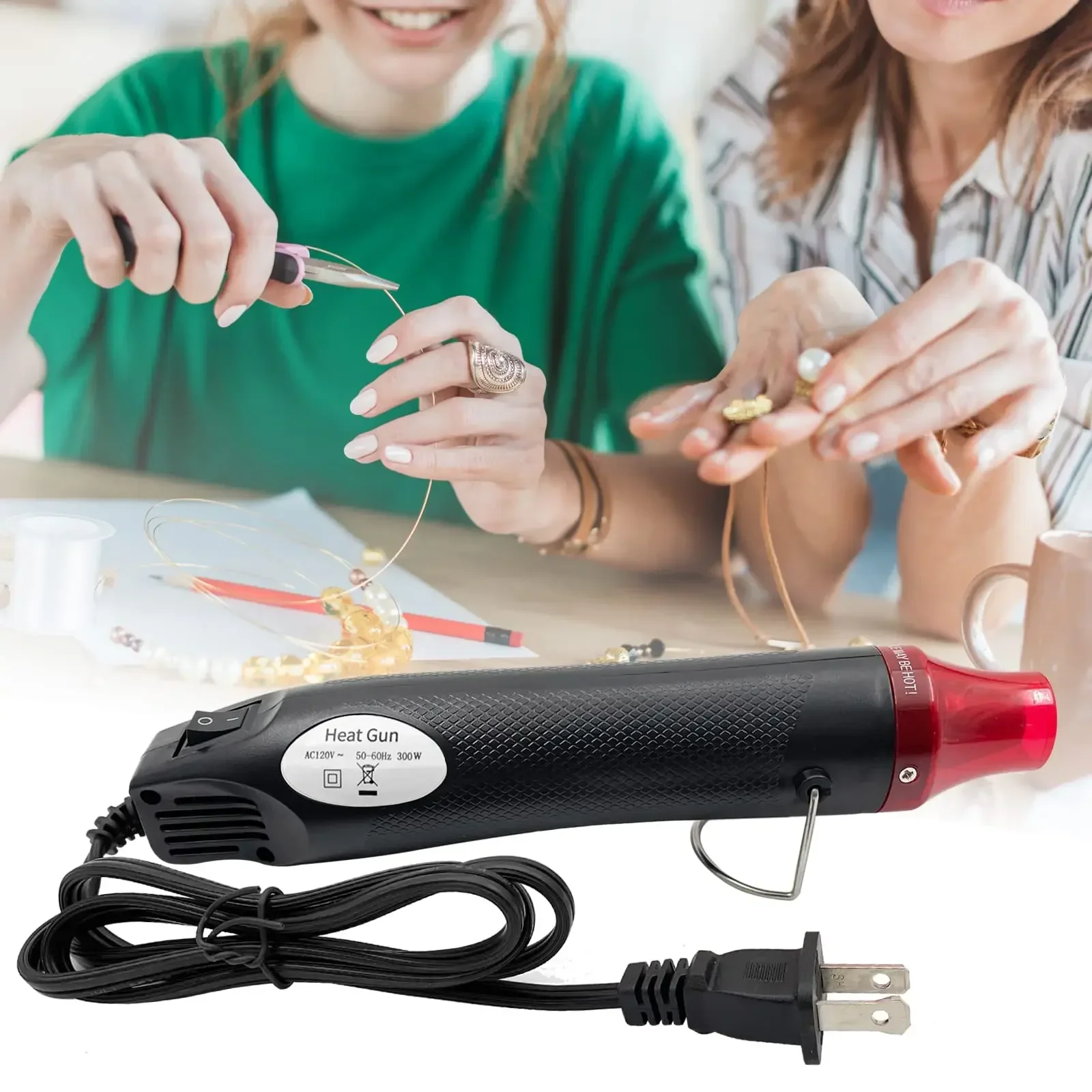 Resin Art Heat Gun - 110V/220V Mini Hot Air Gun 300W