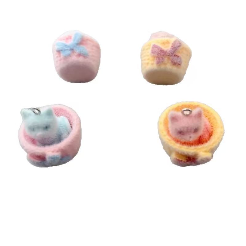 4pcs 3D plush resin cat pendan - đánh giá và giá Resin Art Calligraphy