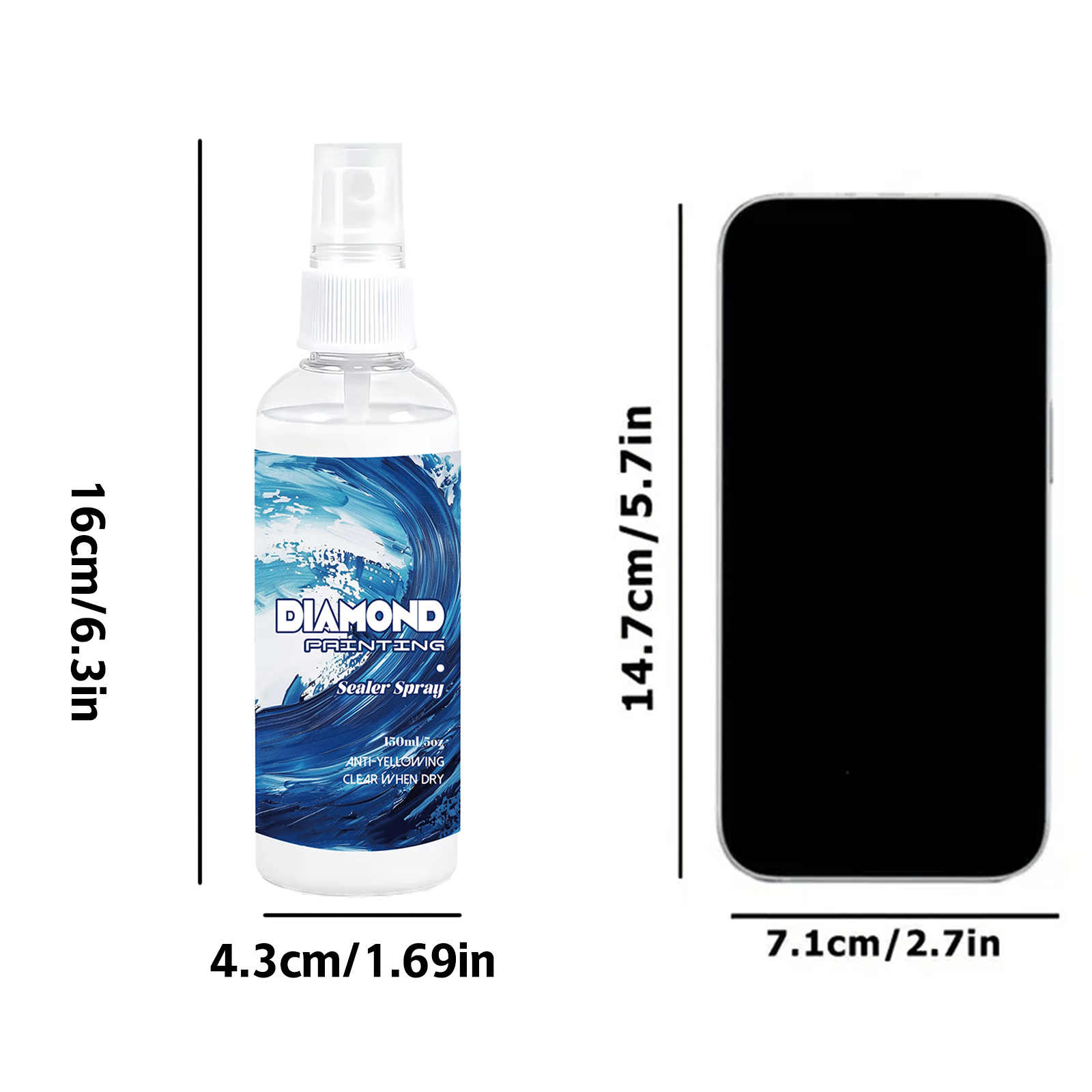 150ml Diamond Painting Sealant - đánh giá và giá Resin Art Glue