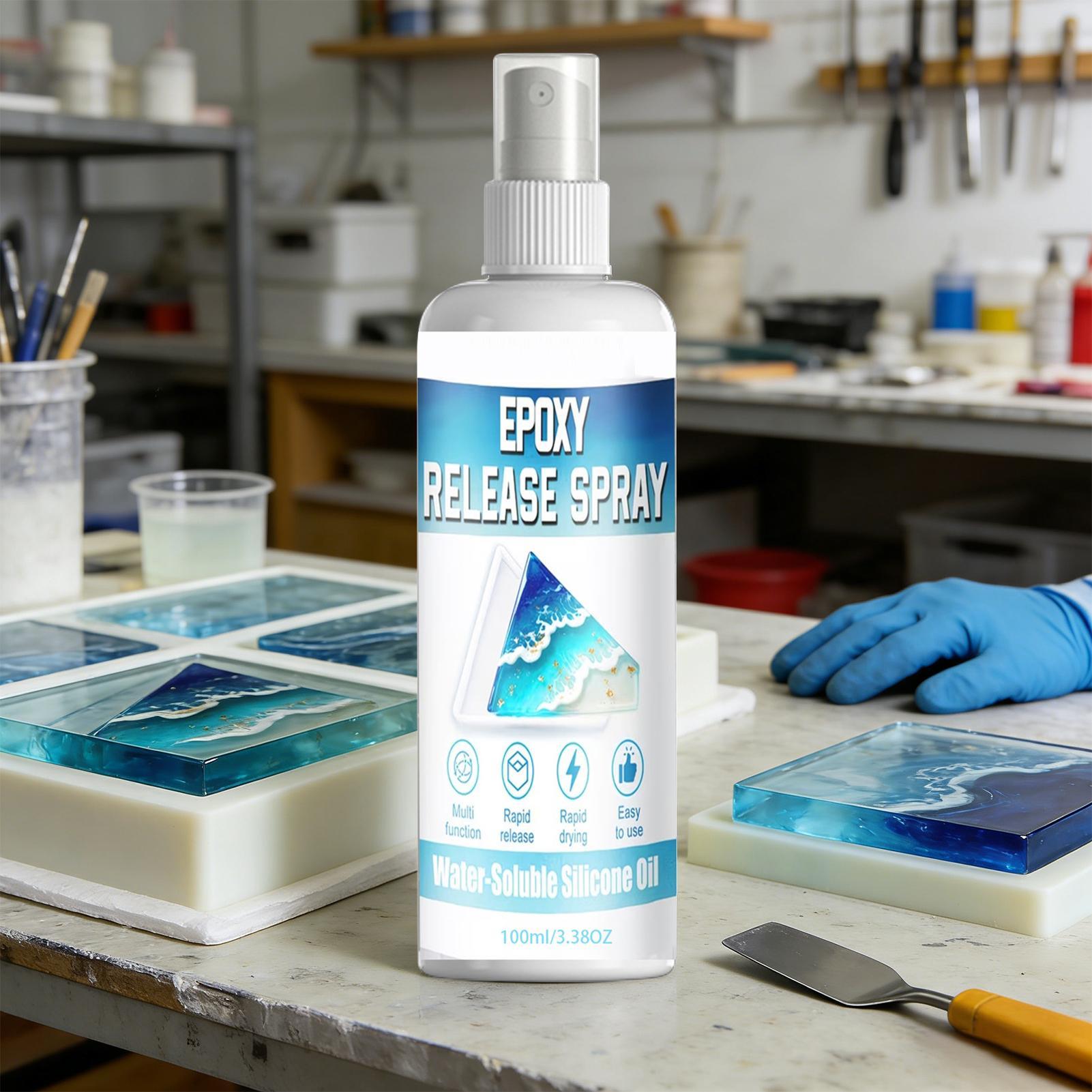 100ml Silicone Release Spray E - đánh giá và giá Resin Art Guide