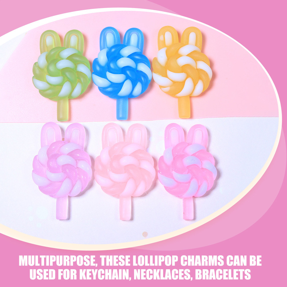 24Pcs Cute Cartoon Lollipop Ch - đánh giá và giá Resin Art Materials