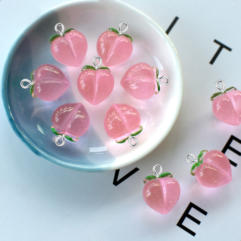 10Pcs New Transparent Peach Fl - đánh giá và giá Resin Art Calligraphy