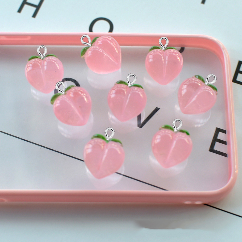 10Pcs New Transparent Peach Fl - đánh giá và giá Resin Art Calligraphy