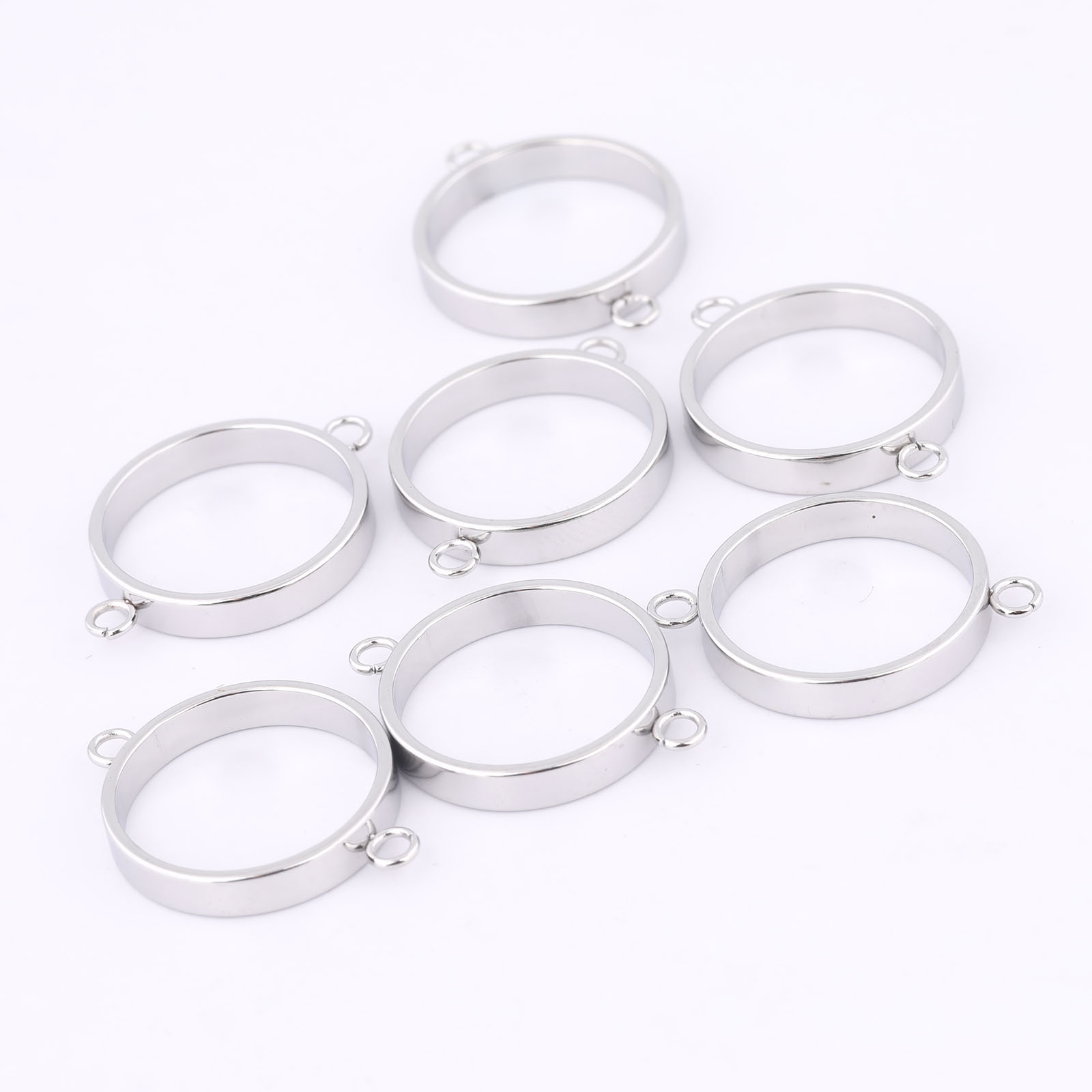 10pcs Stainless Steel 14mm Ope - đánh giá và giá Resin Art Calligraphy