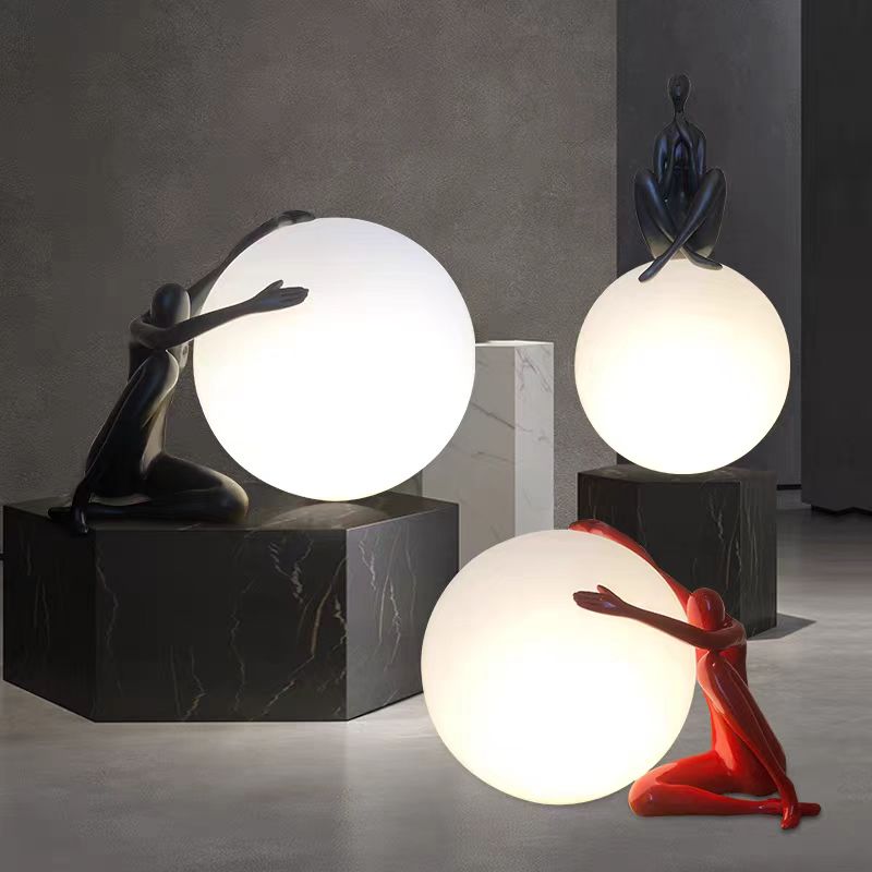Nordic Art Floor Lamp Abstract - đánh giá và giá Resin Art Floor