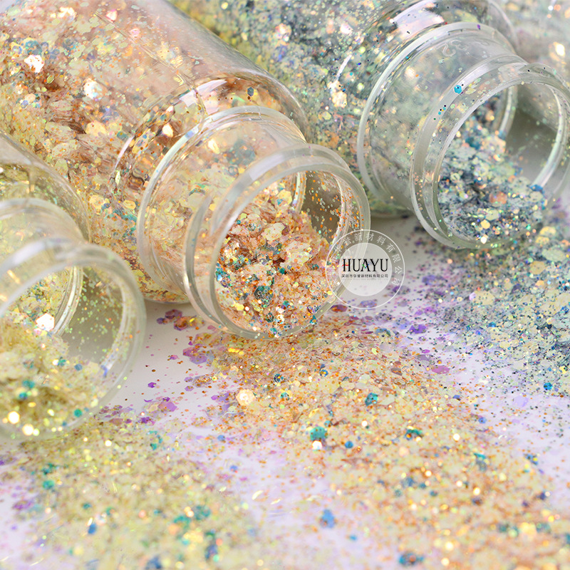 Mixed Chunky Holographic Glitt - đánh giá và giá Mica Flake Resin