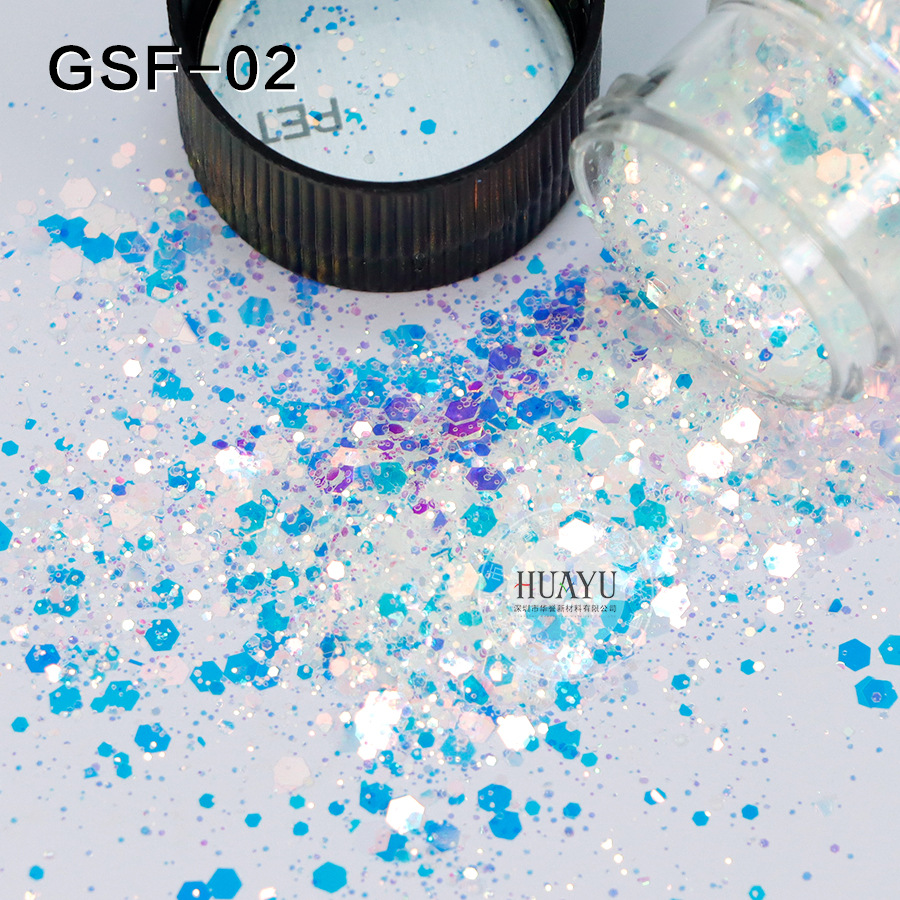Mixed Chunky Holographic Glitt - đánh giá và giá Mica Flake Resin