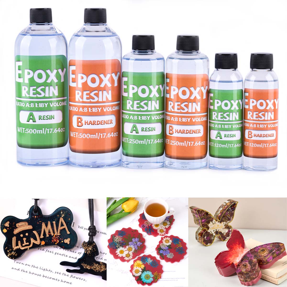 1:1 Ratio Epoxy Resin Kit Anti - đánh giá và giá Resin Art Glue
