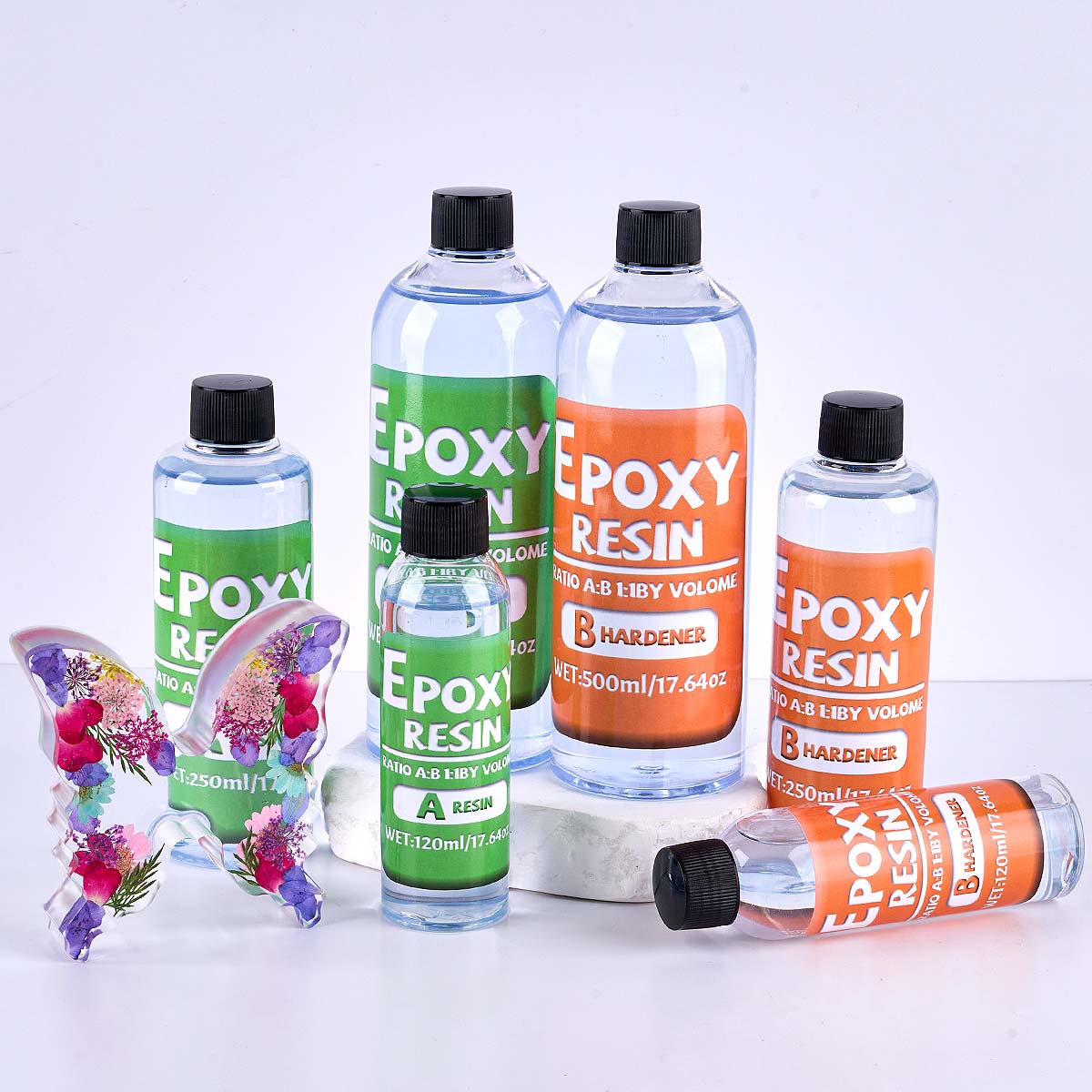 1:1 Ratio Epoxy Resin Kit Anti - đánh giá và giá Resin Art Glue