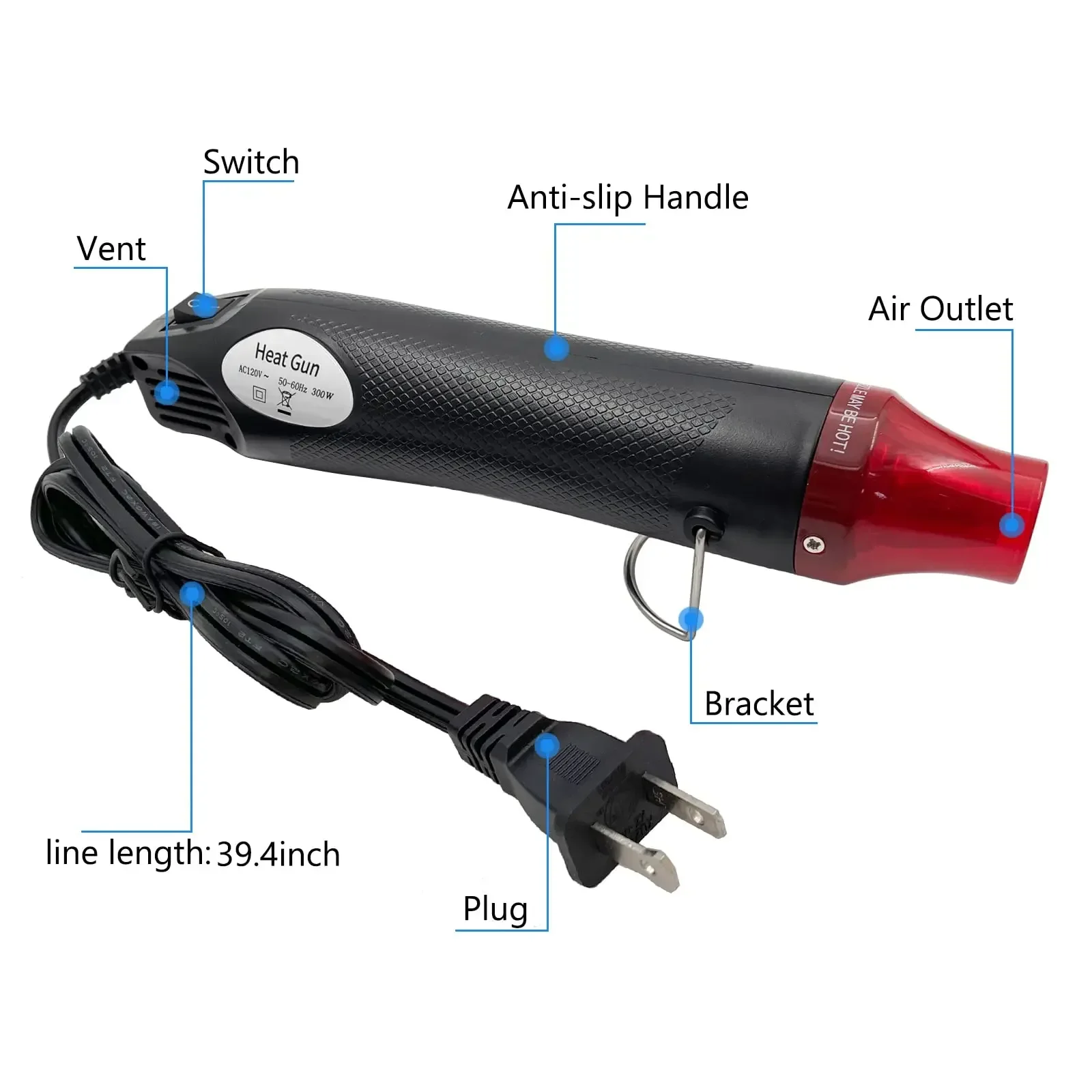 Mini Hot Air Heat Gun 220V/110 - đánh giá và giá Resin Art Heat Gun