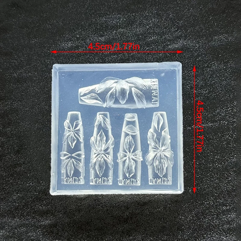 3D Flowers Nail Mold DIY Silic - đánh giá và giá Resin Art Template