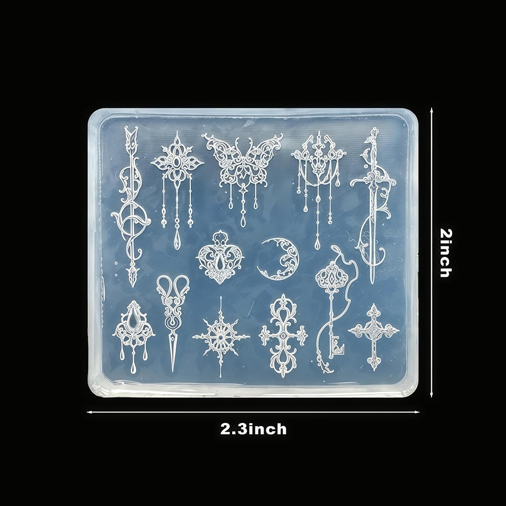 Arrow Silicone Mold Moon Resin - đánh giá và giá Resin Art Template