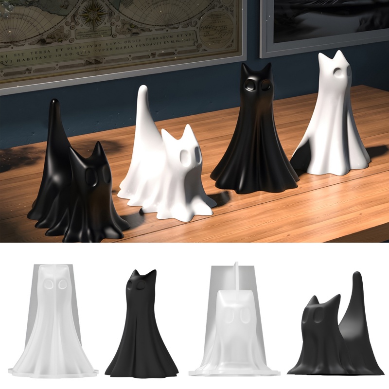 Ghost Cat Halloween Desktop Or - đánh giá và giá Resin Art Glue