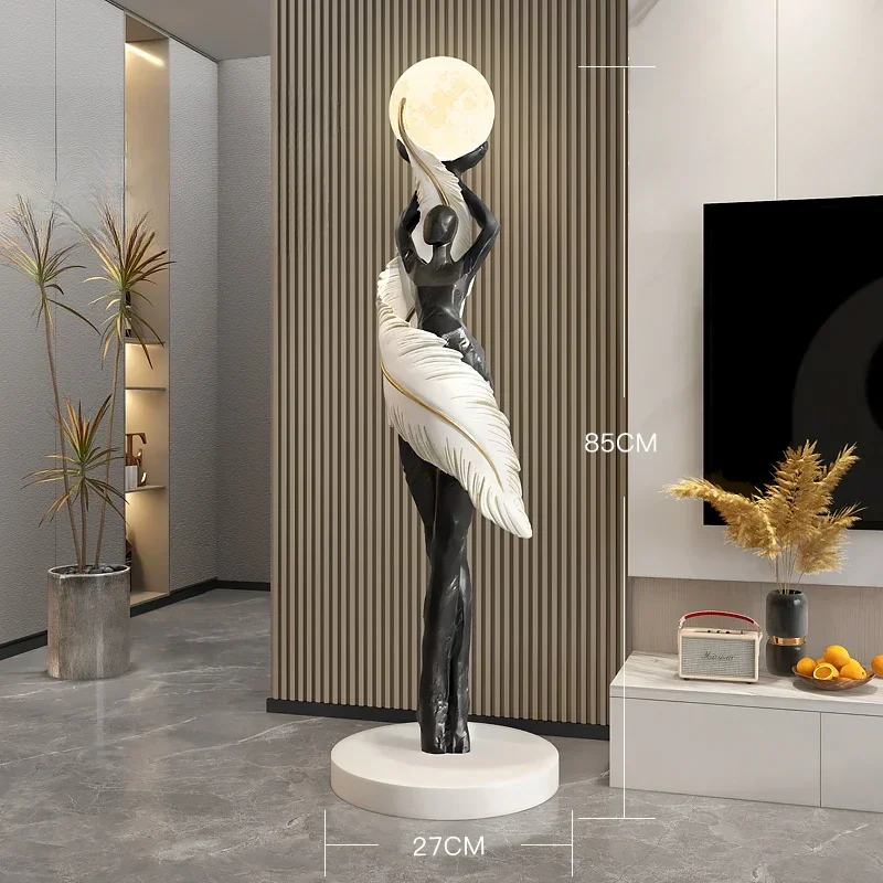 Portable Modern Abstract Feath - đánh giá và giá Resin Art Floor