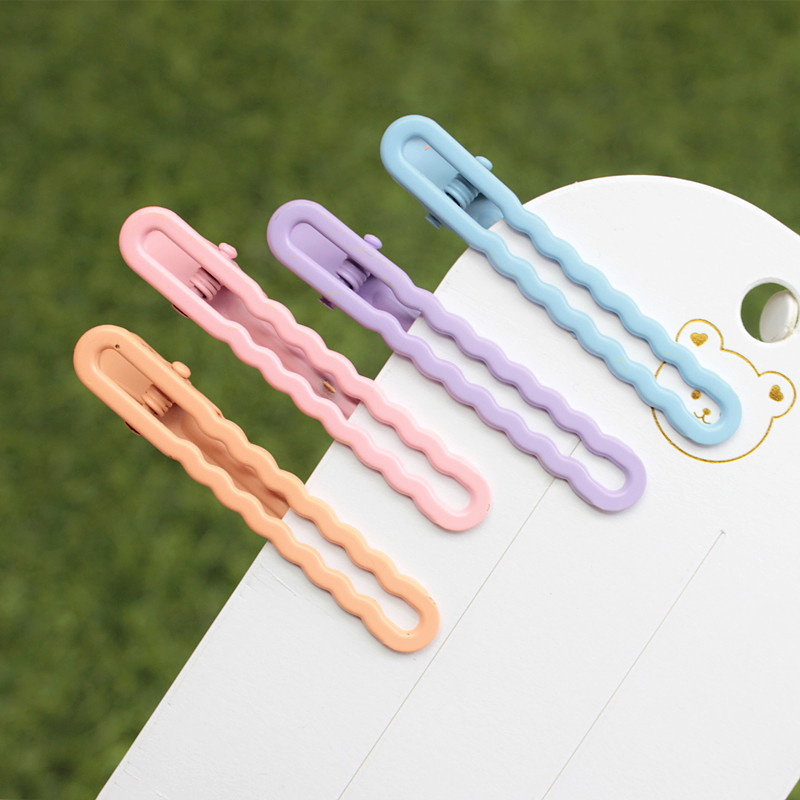 Colorful niche wave hair clip, - đánh giá và giá Resin Art Ocean