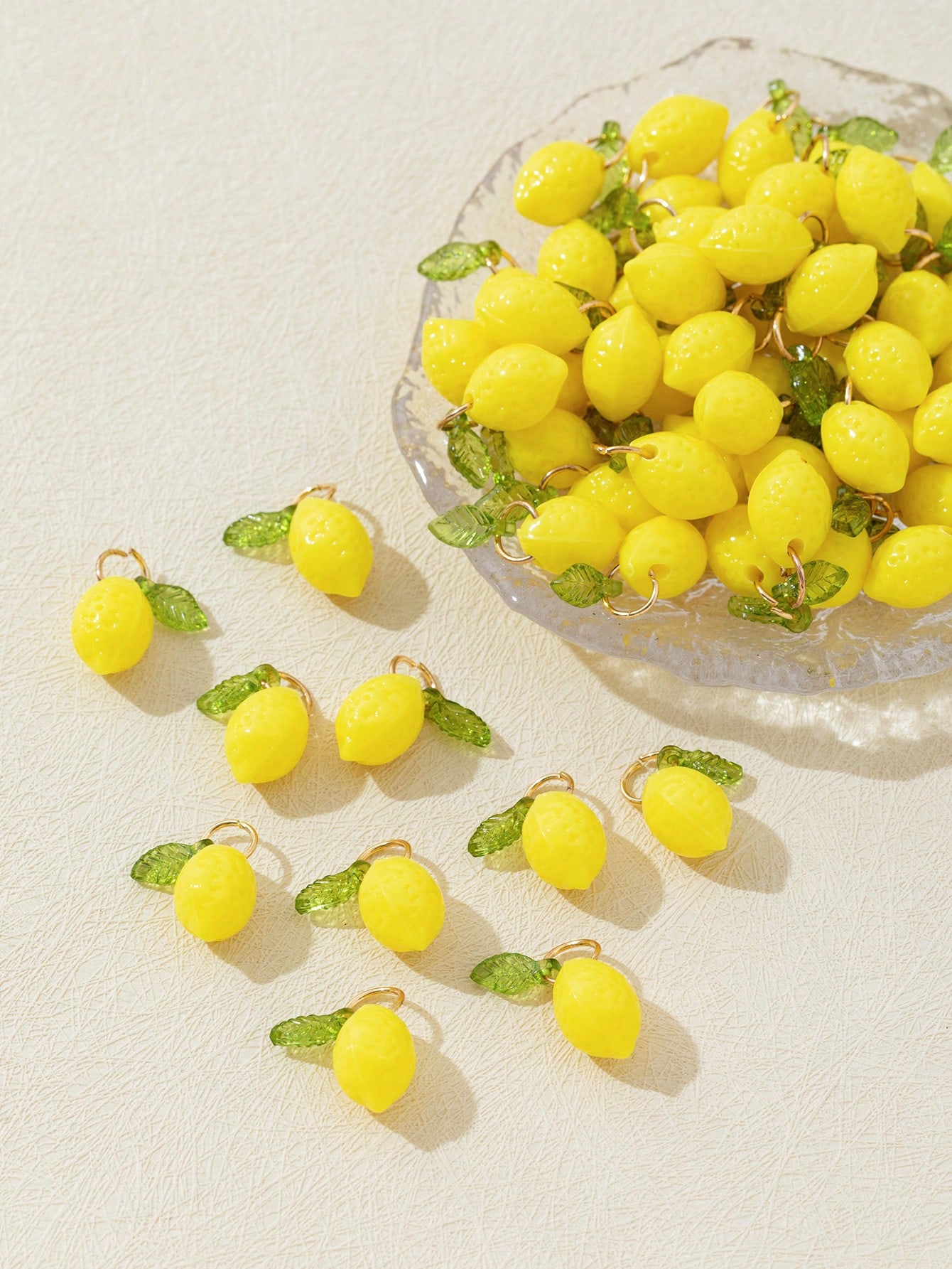 10Pcs 3D Lemon Resin Charms Pe - đánh giá và giá Resin Art Materials
