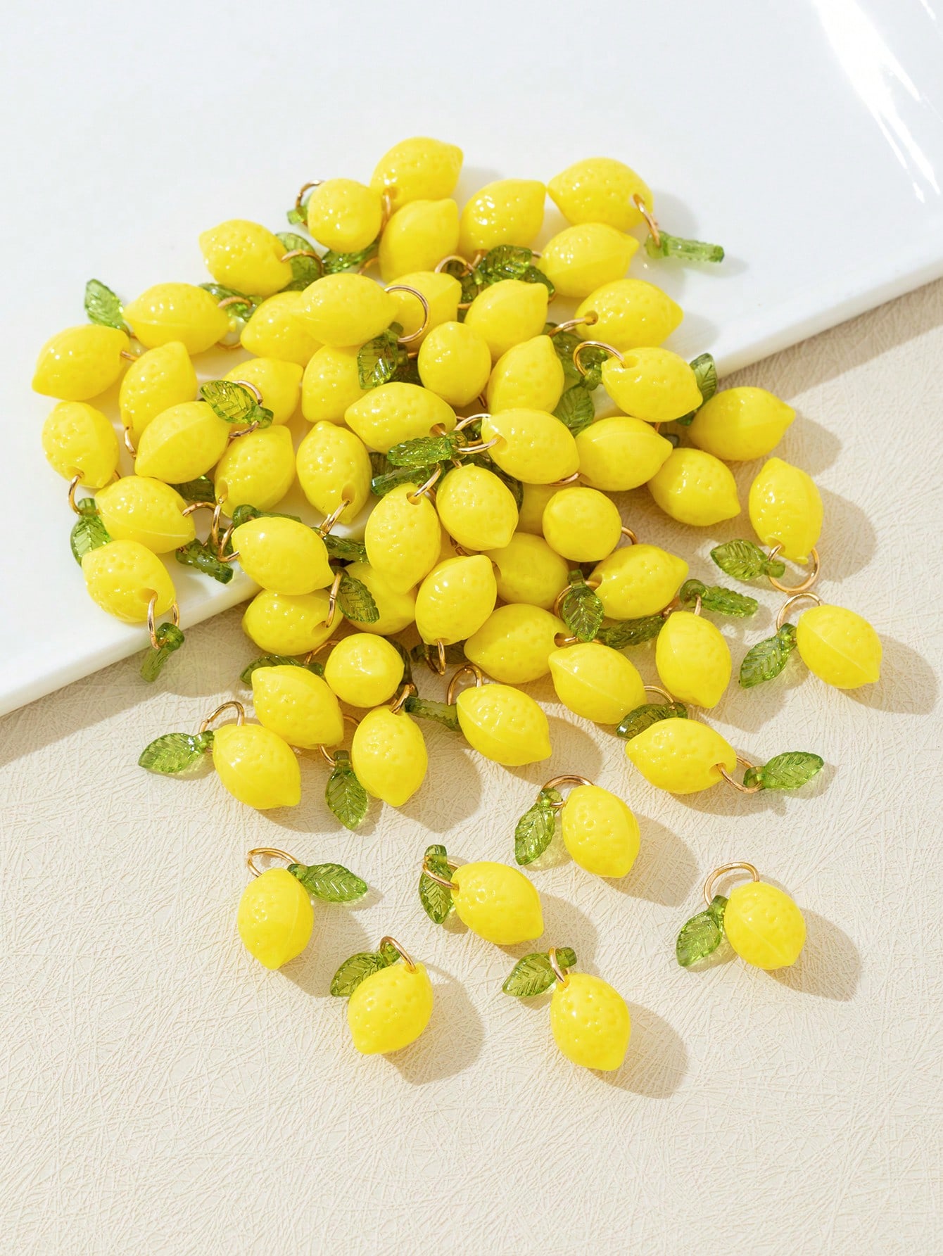 10Pcs 3D Lemon Resin Charms Pe - đánh giá và giá Resin Art Materials