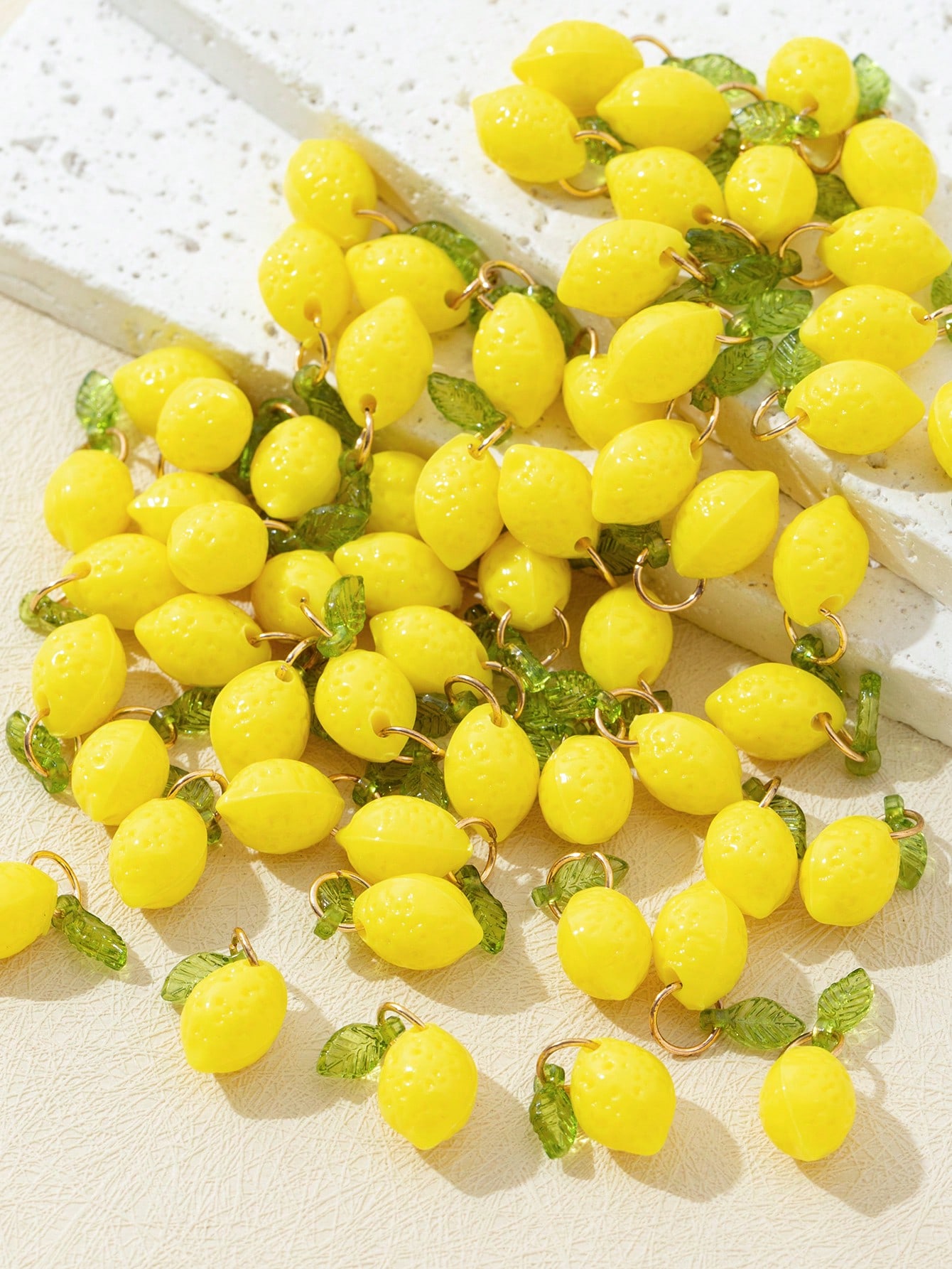 10Pcs 3D Lemon Resin Charms Pe - đánh giá và giá Resin Art Materials