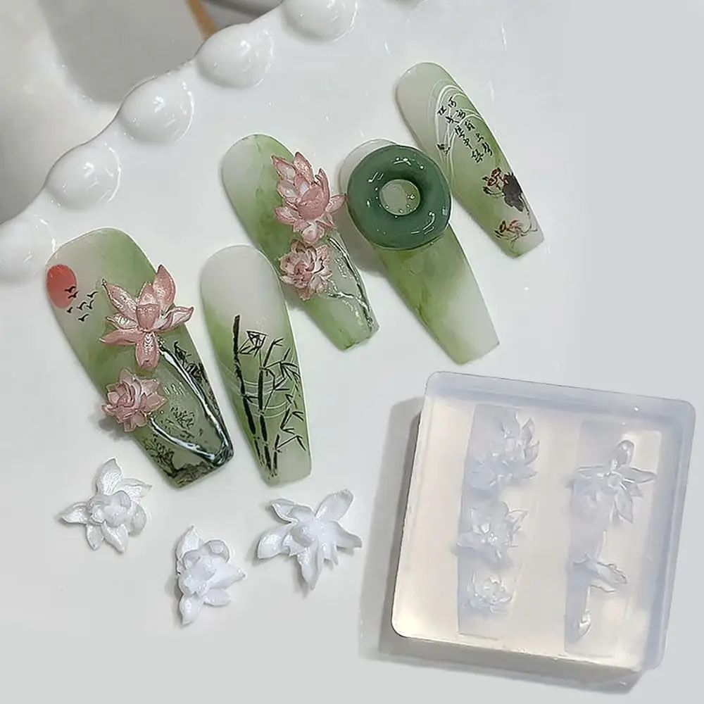 3D thorns Nail Design Silicone - đánh giá và giá Resin Art Template