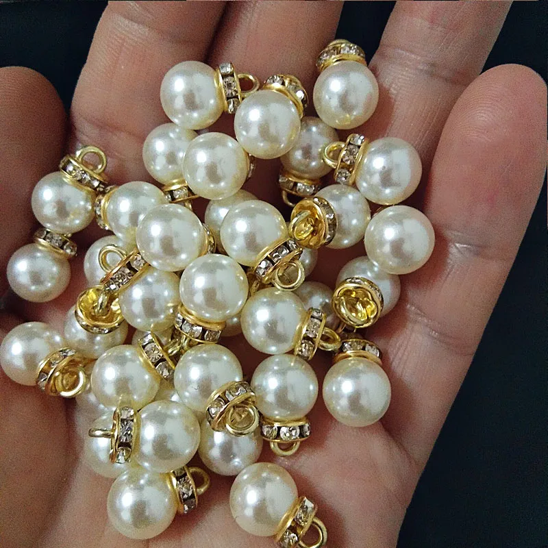 30Pcs Round Pearl Diamond Pend - đánh giá và giá Resin Art Gift For Wedding