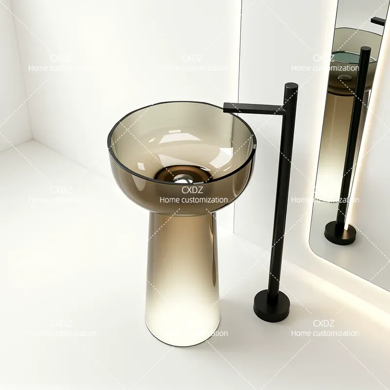Column Basin Integrated Floor  - đánh giá và giá Resin Art Floor