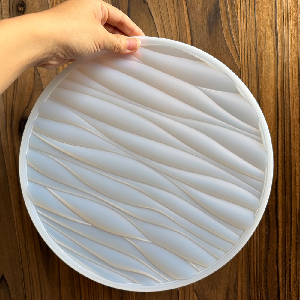 Large Round Tray Silicone Mold - đánh giá và giá Resin Art Ocean