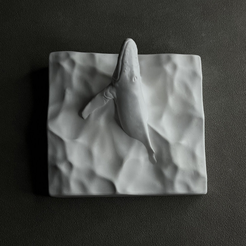 Humpback Whale Statue Plaster  - đánh giá và giá Resin Art Ocean