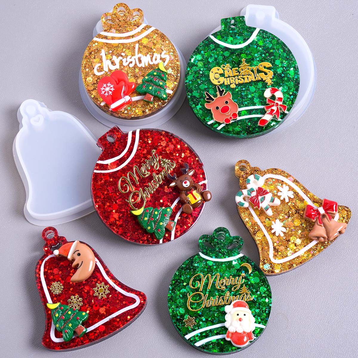 Xmas Tag Pendant Silicone Mold - đánh giá và giá Resin Art Guide
