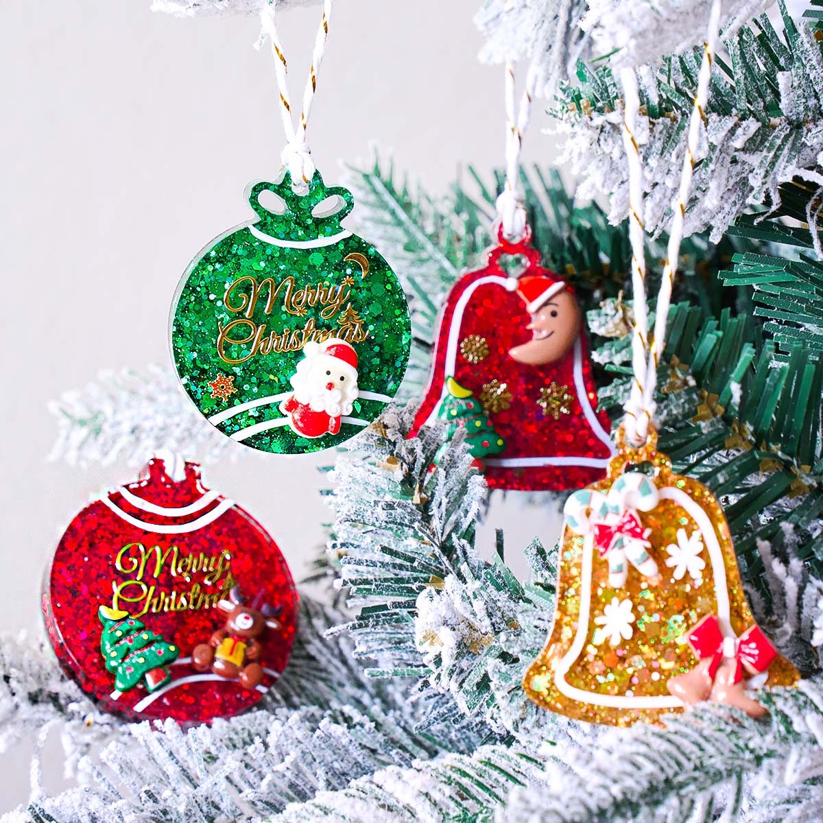 Xmas Tag Pendant Silicone Mold - đánh giá và giá Resin Art Guide