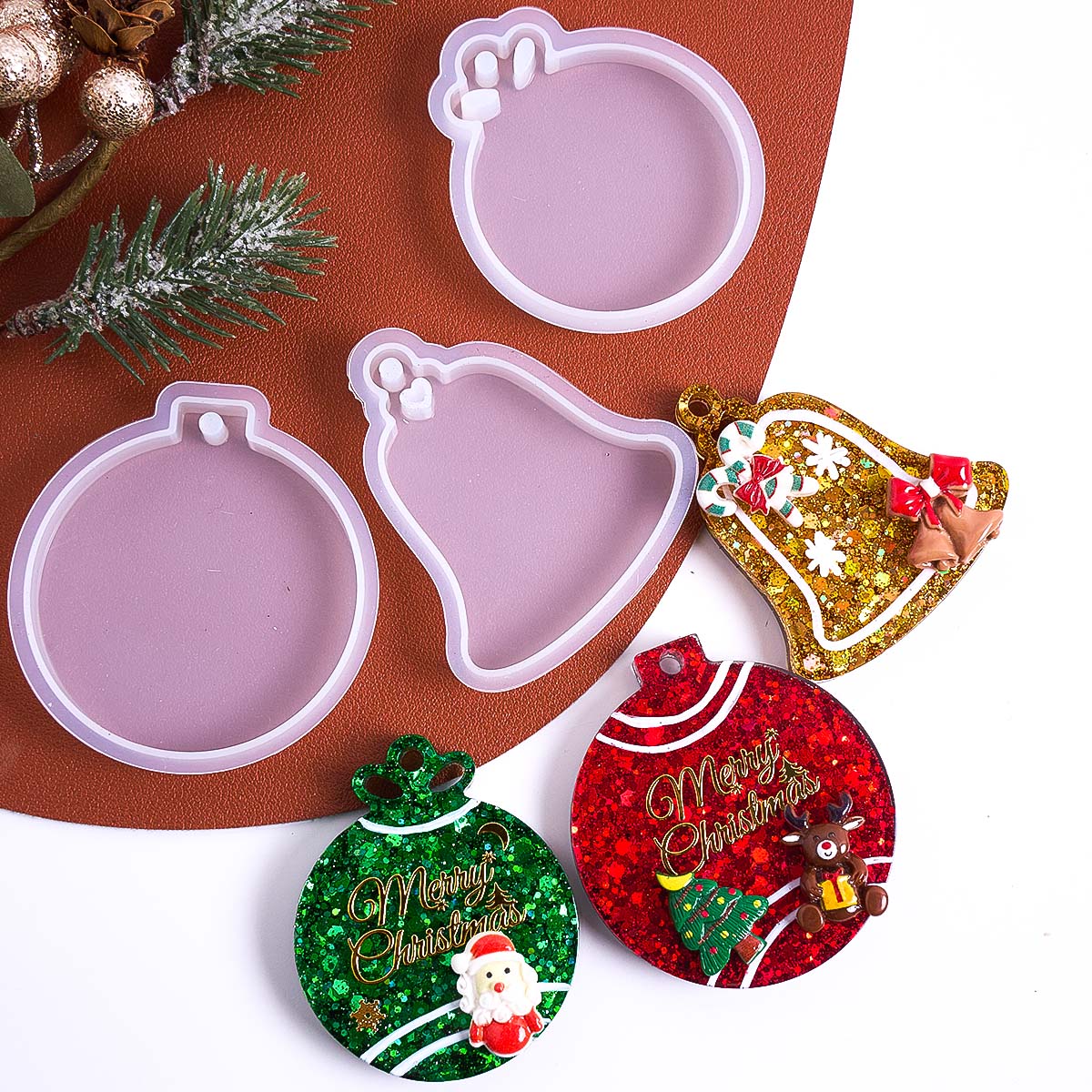 Xmas Tag Pendant Silicone Mold - đánh giá và giá Resin Art Guide