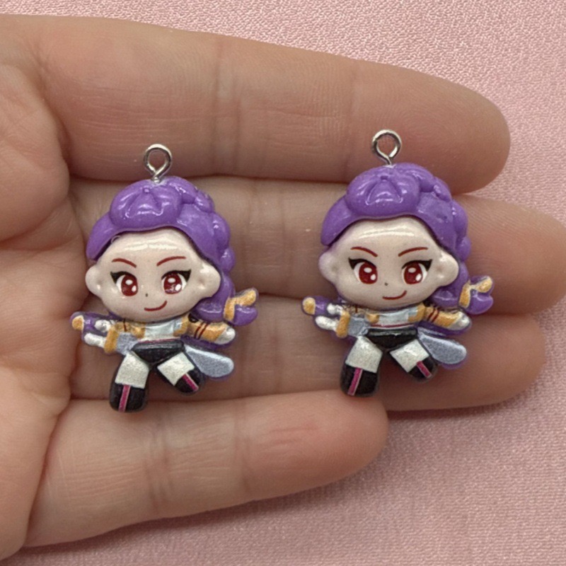 10pcs resin cartoon pendant, D - đánh giá và giá Resin Art Calligraphy
