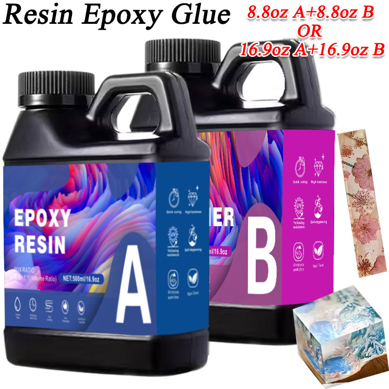 17.6oz/33.8oz AB Resin Epoxy G - đánh giá và giá Resin Art Glue