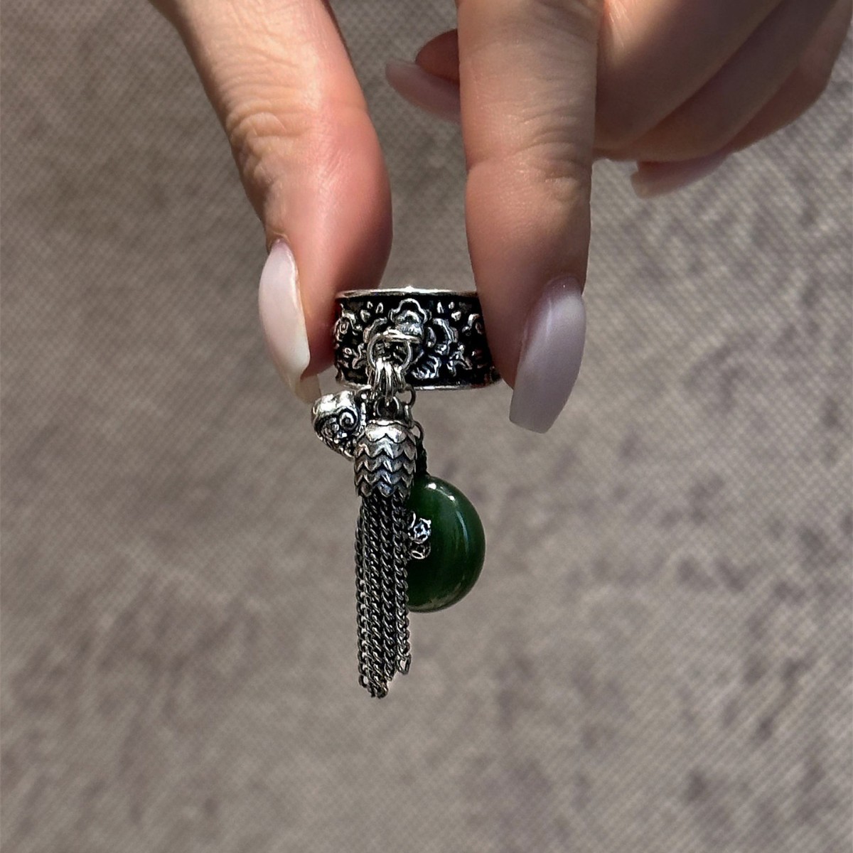 WJFH-ARTS New Chinese Style Vi - đánh giá và giá Resin Art Ring Design
