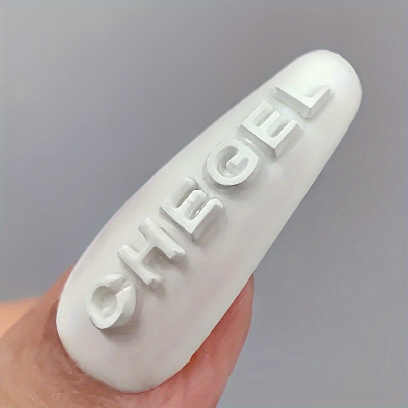 1pc Self-Made Nail Art Letter  - đánh giá và giá Resin Art Template