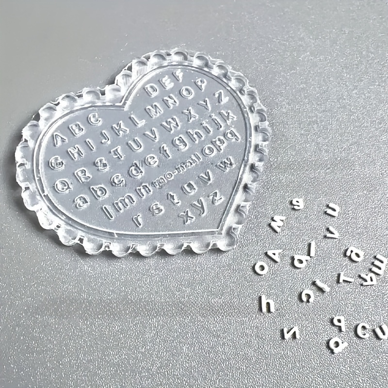 1pc Self-Made Nail Art Letter  - đánh giá và giá Resin Art Template