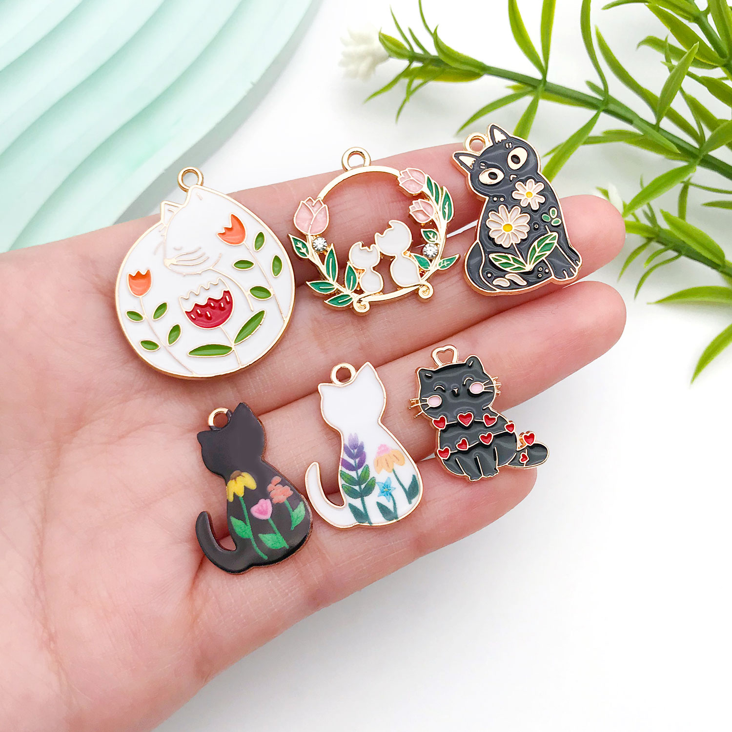 5/10pcs Resin Popular Cat Char - đánh giá và giá Resin Art Materials