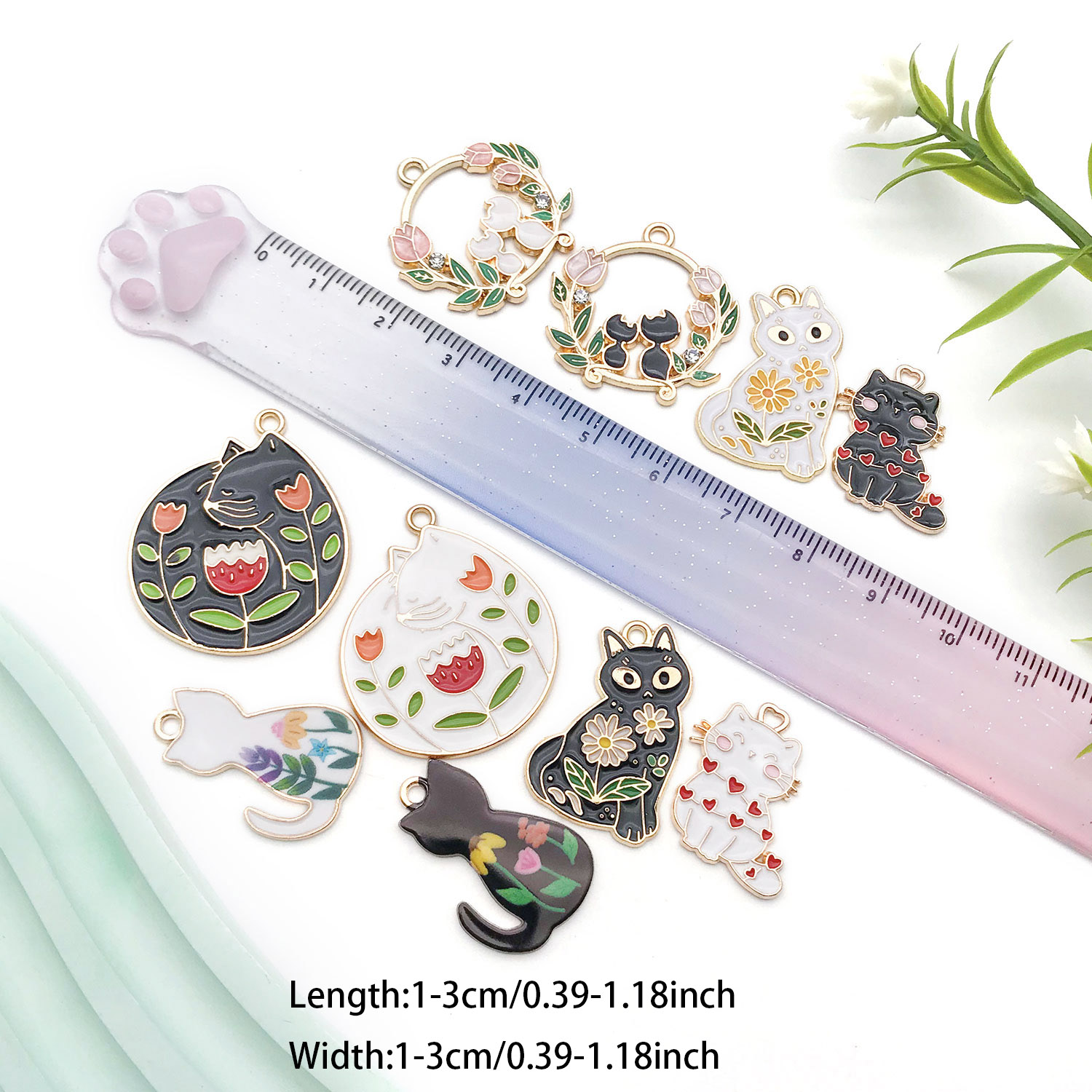 5/10pcs Resin Popular Cat Char - đánh giá và giá Resin Art Materials