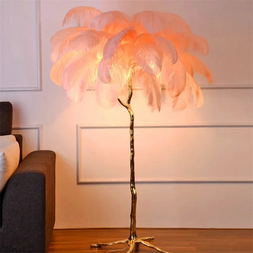Modern Led Ostrich Feather Flo - đánh giá và giá Resin Art Floor