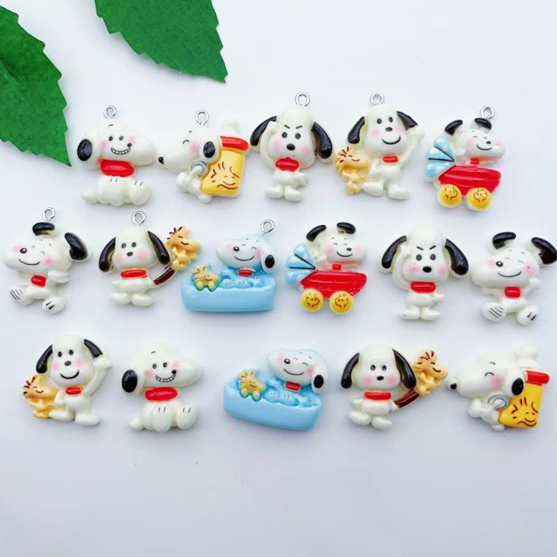 12pcs resin cartoon dog pendan - đánh giá và giá Resin Art Calligraphy