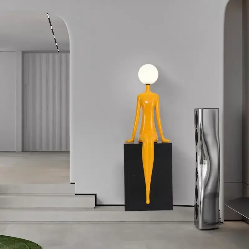 Creative Humanoid Art Sculptur - đánh giá và giá Resin Art Floor