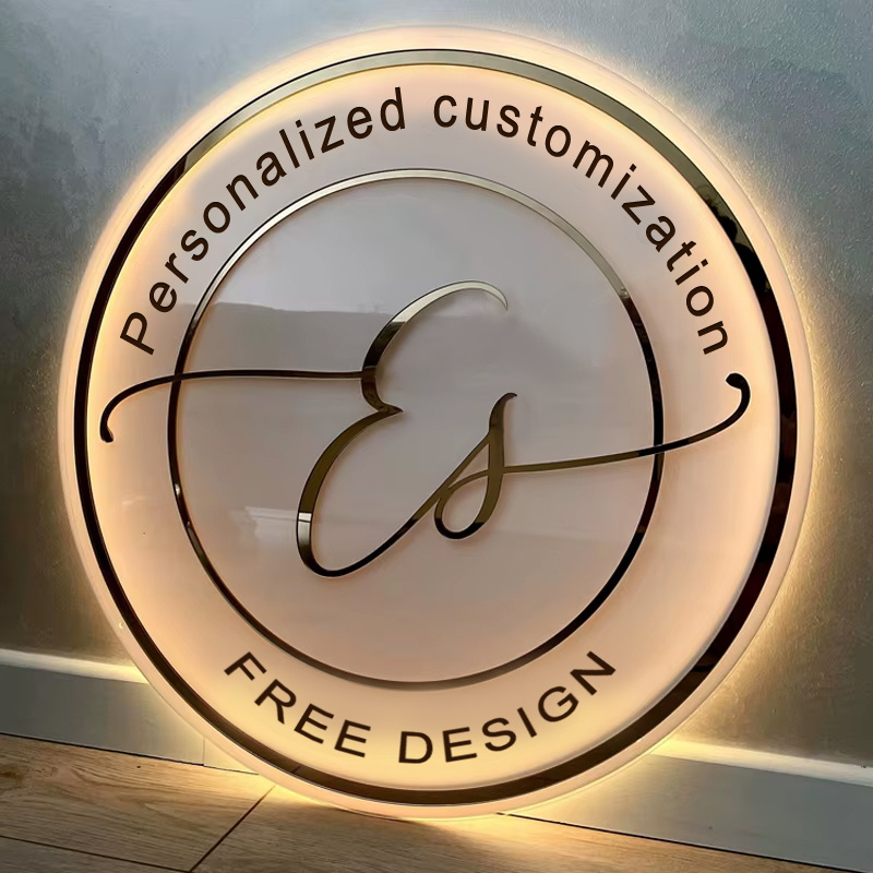 Custom Acrylic Business Logo N - đánh giá và giá Resin Art Logo
