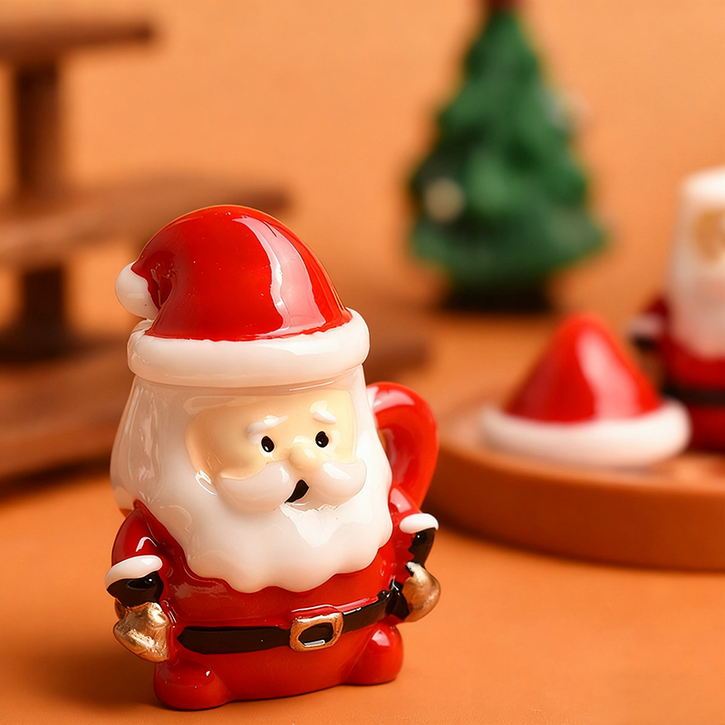 Mini Santa Teacup Ornament - R - đánh giá và giá Resin Art Materials