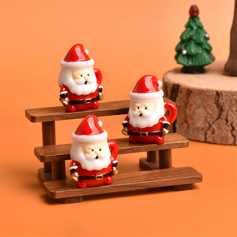 Mini Santa Teacup Ornament - R - đánh giá và giá Resin Art Materials