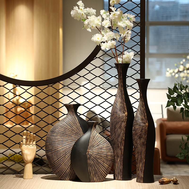 Retro Tall Resin Floor Vase, E - đánh giá và giá Resin Art Floor