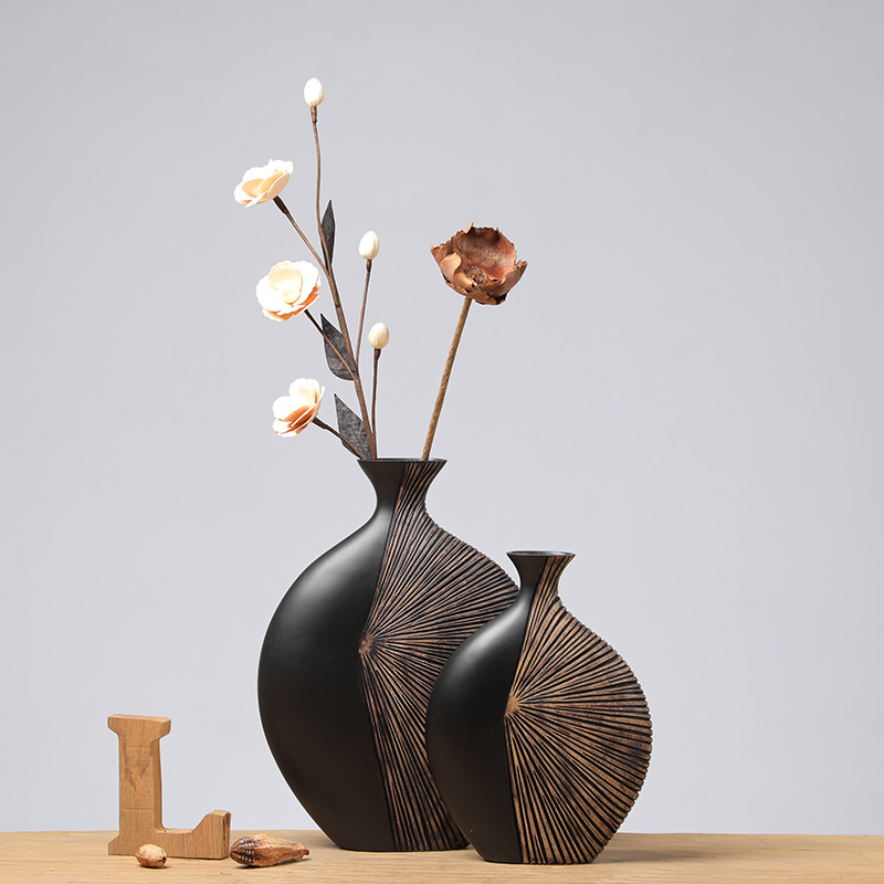 Retro Tall Resin Floor Vase, E - đánh giá và giá Resin Art Floor
