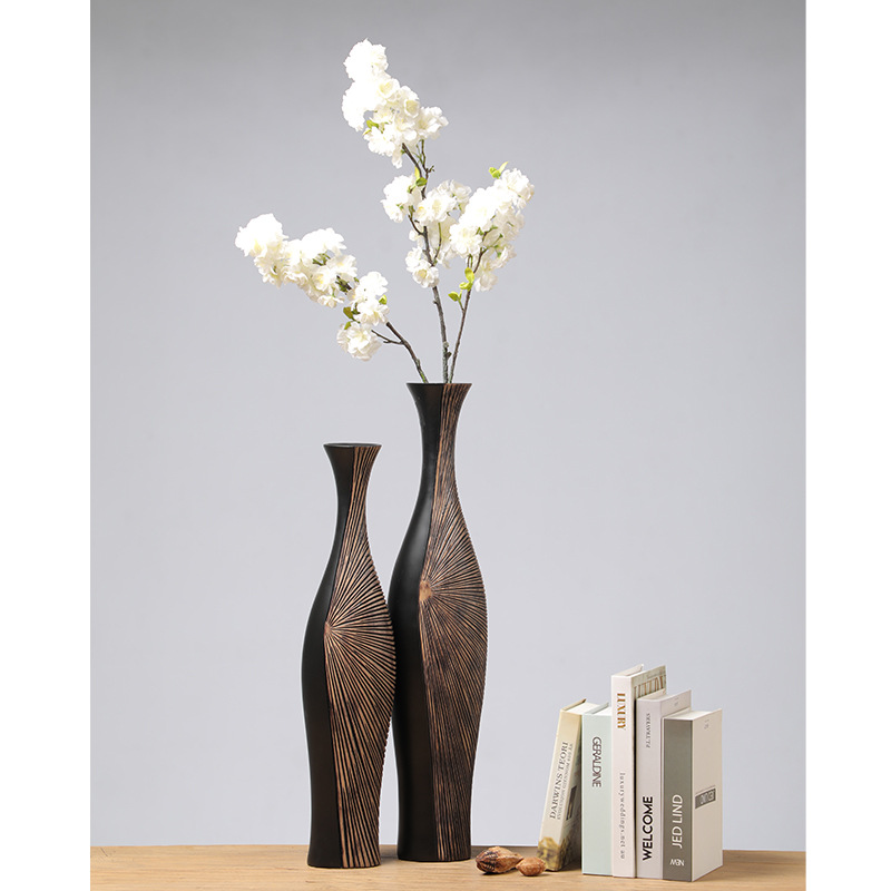 Retro Tall Resin Floor Vase, E - đánh giá và giá Resin Art Floor