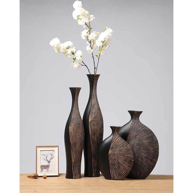 Retro Tall Resin Floor Vase, E - đánh giá và giá Resin Art Floor