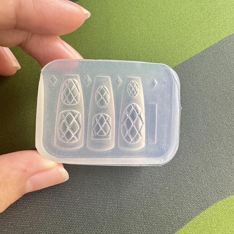 Portable Reusable Silicone Nai - đánh giá và giá Resin Art Template